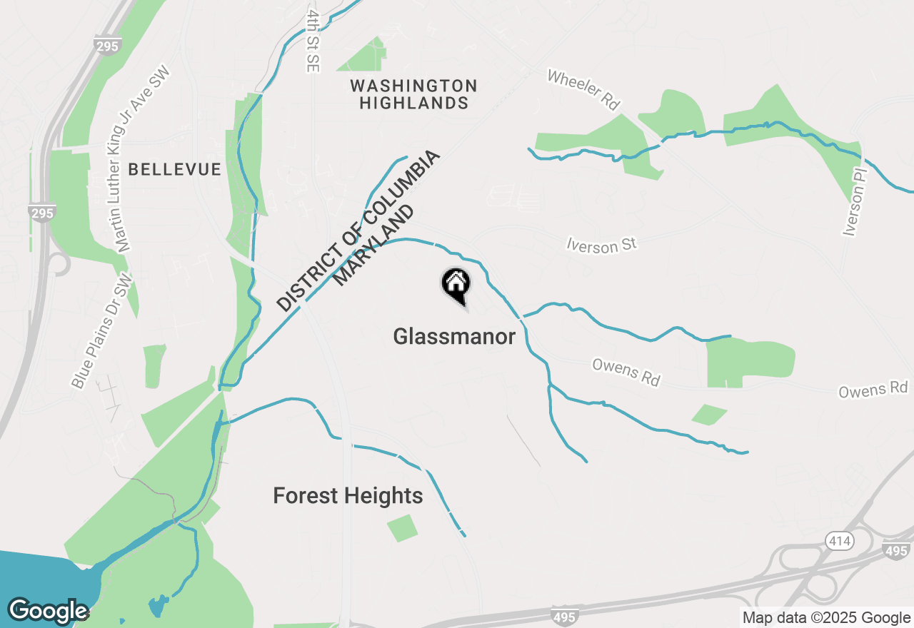 Map of 5102 Glassmanor Drive #UNIT 1., Oxon Hill, MD 20745