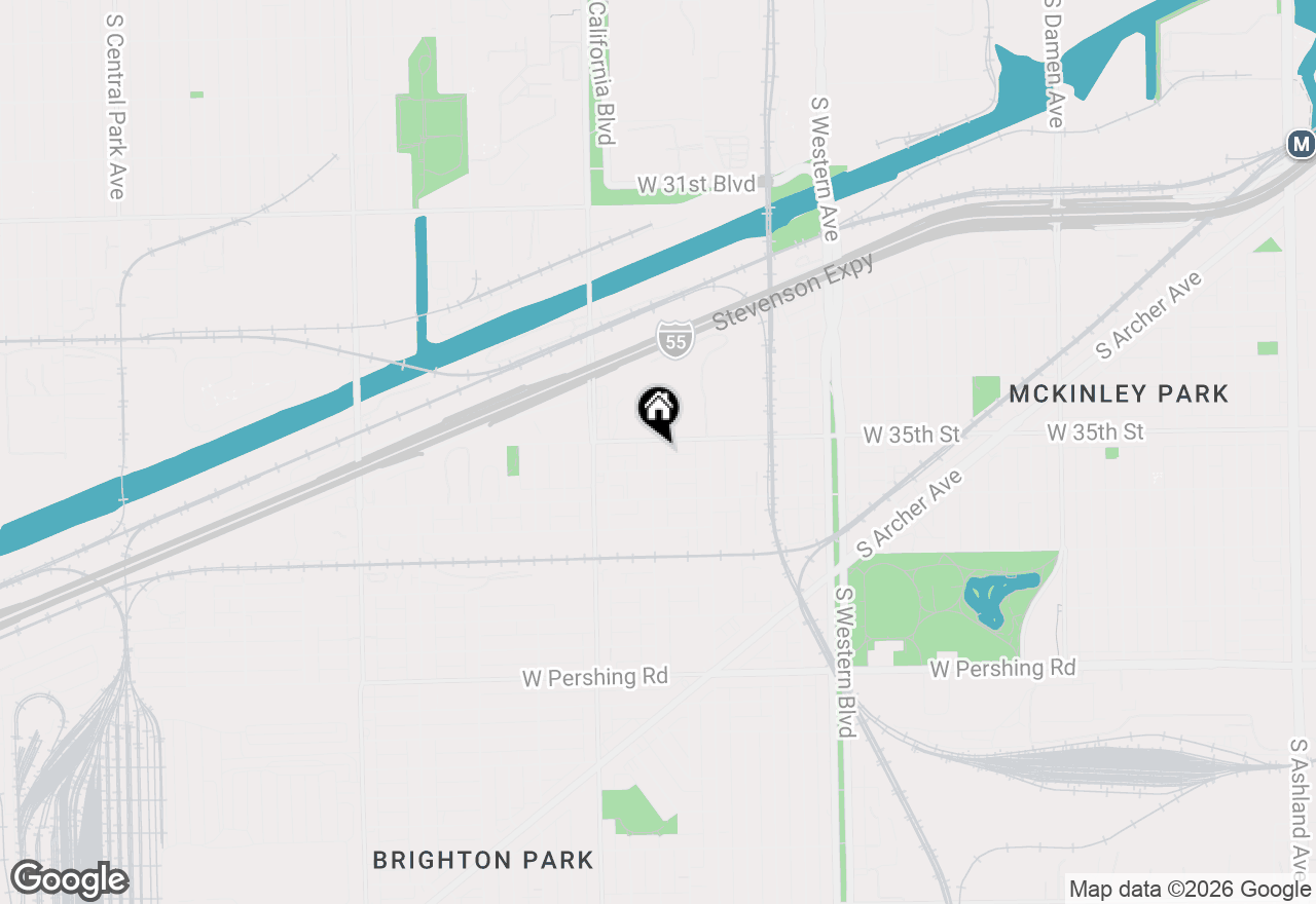 Map of 3511 S Washtenaw Avenue, Chicago, IL 60632