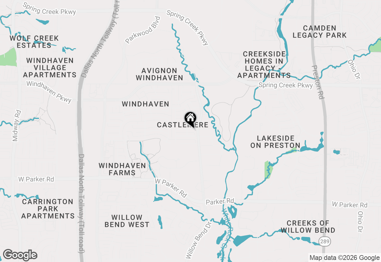 Map of 5612 Crowndale Drive, Plano, TX 75093