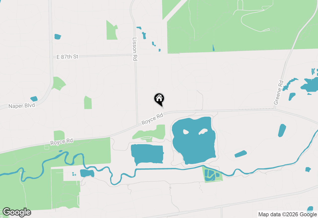 Map of 419 Bluebell Drive, Bolingbrook, IL 60440
