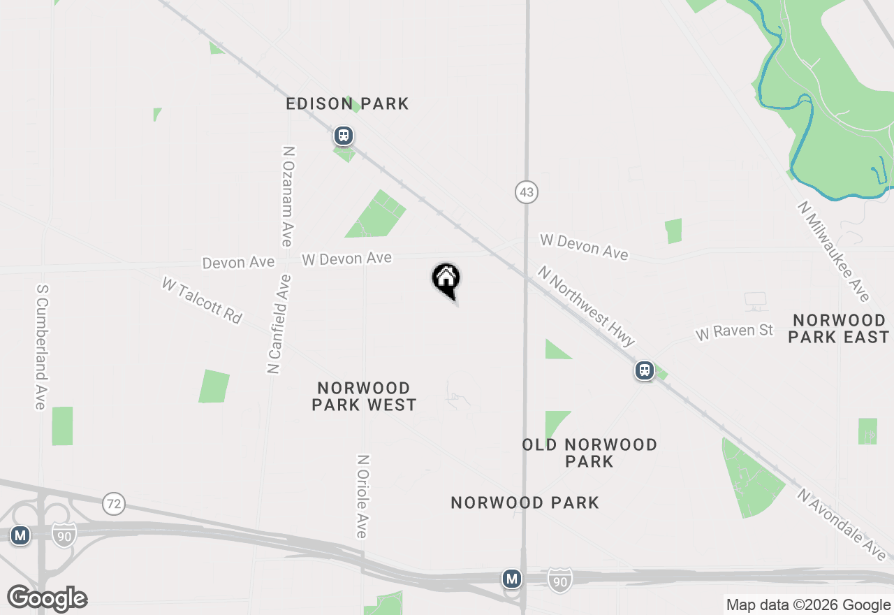 Map of (Address confidential), Chicago, Illinois 60631