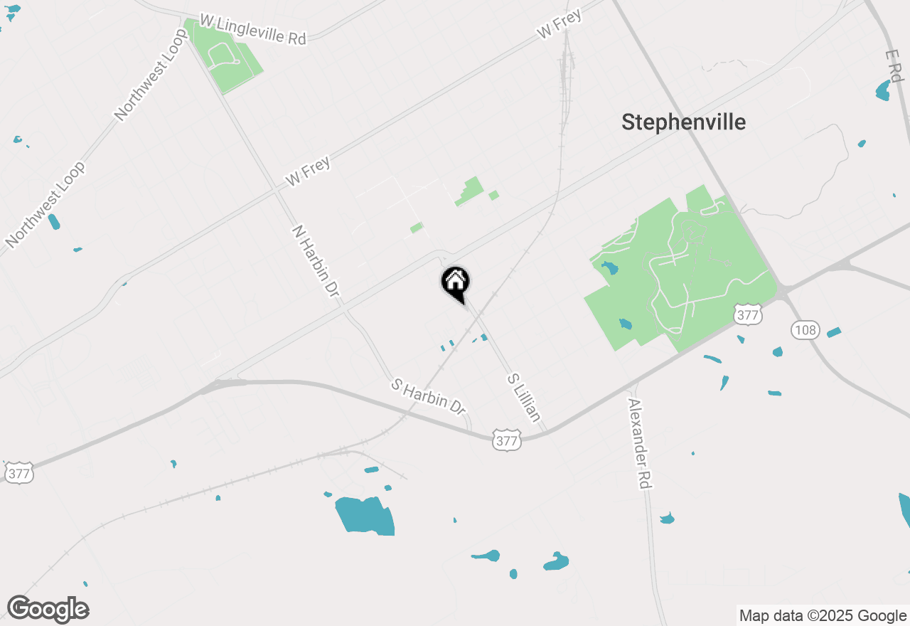 Map of 1540 W. Long, Stephenville, TX 76401