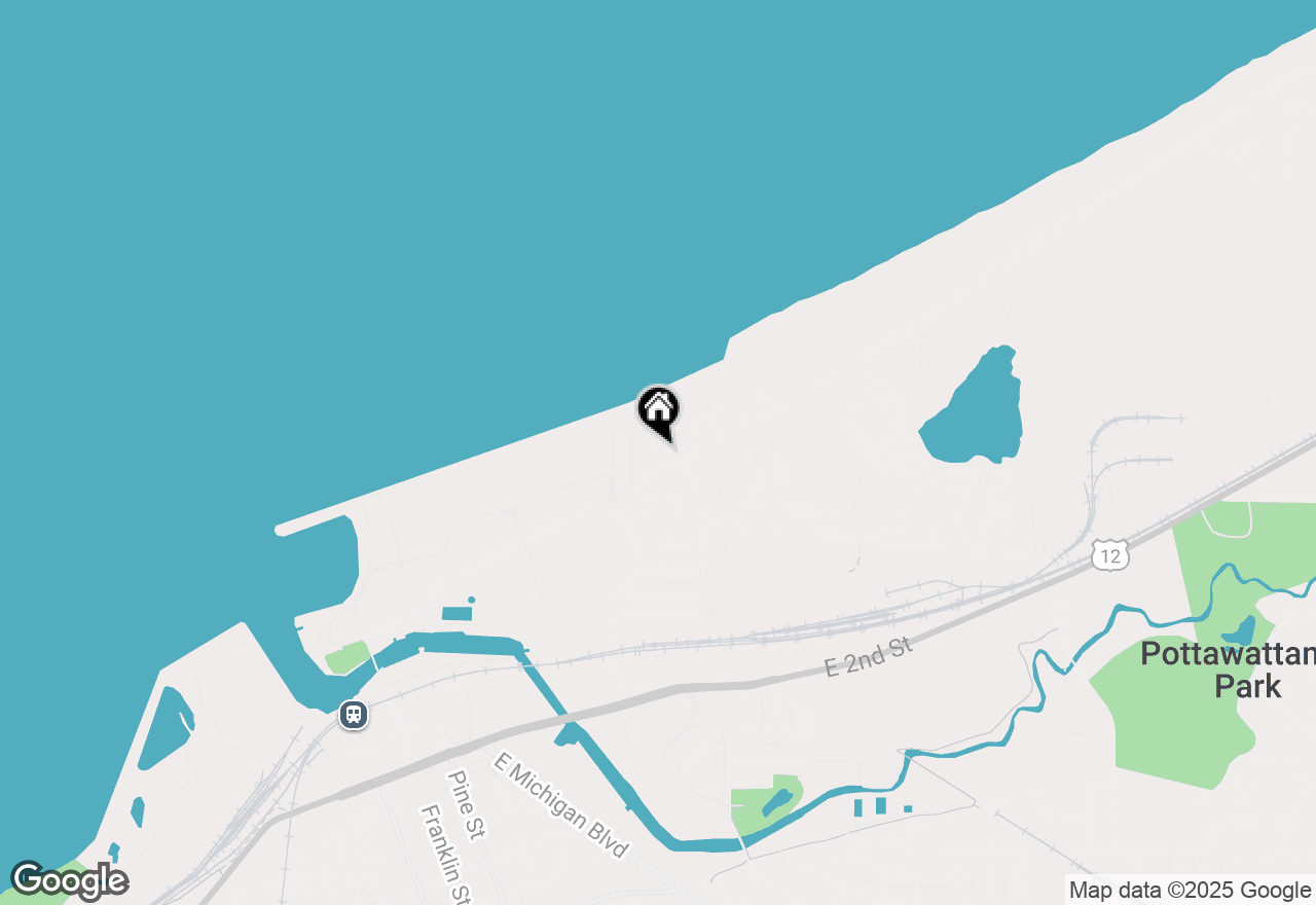 Map of 215 California, Michigan City, IN 46360