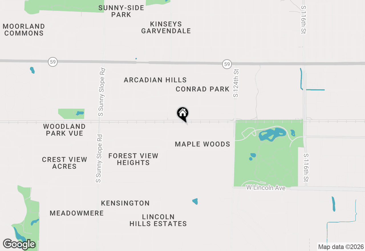 Map of 13010 W Honey Ln, New Berlin, WI 53151