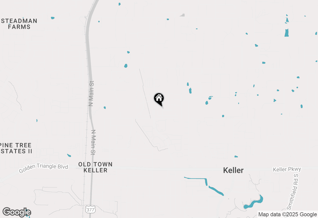 Map of 715 Santa Cruz Drive, Keller, TX 76248