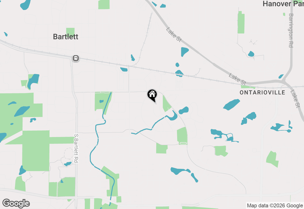 Map of 432 Harbor Terrace, Bartlett, IL 60103