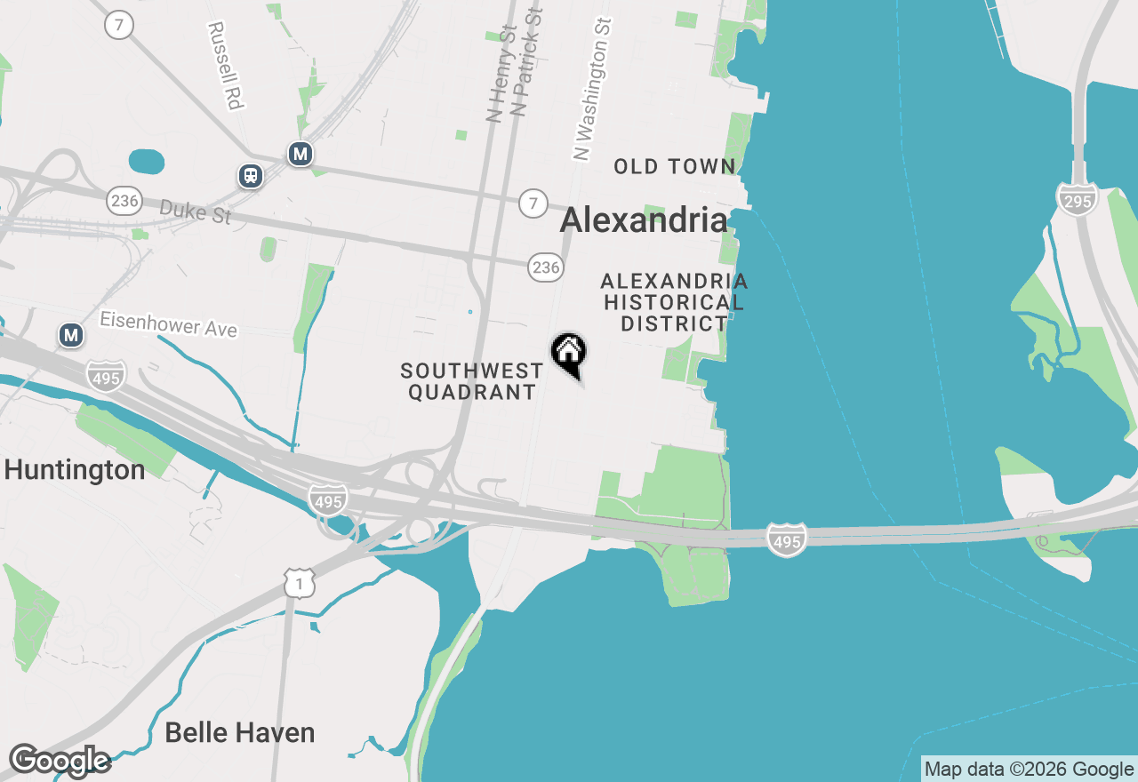 Map of 628 S Saint Asaph Street, Alexandria, VA 22314