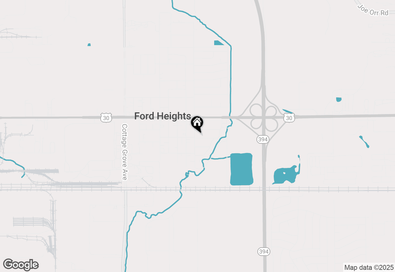 Map of 1403 15 Street, Ford Heights, IL 60411