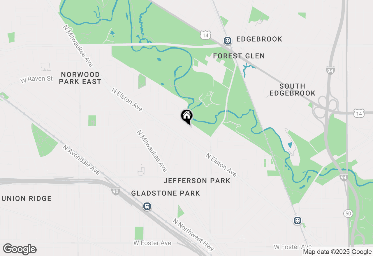 Map of 5865 N Manton Avenue, Chicago, IL 60646
