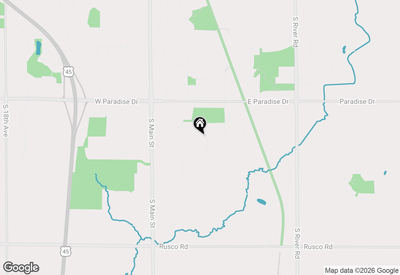 Map of 183 Minz Park Cir, West Bend, WI 53095