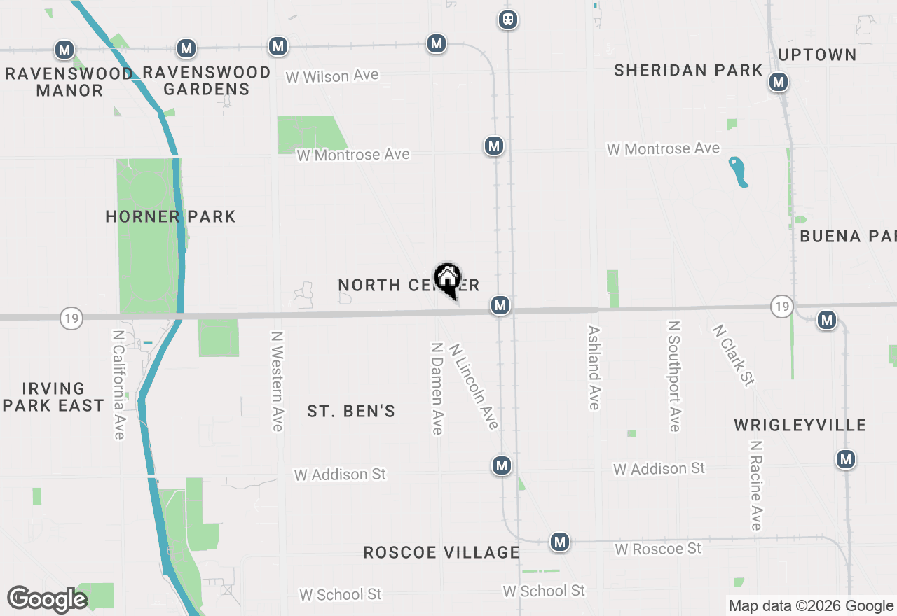 Map of 1942 W Irving Park Road #2, Chicago, IL 60613