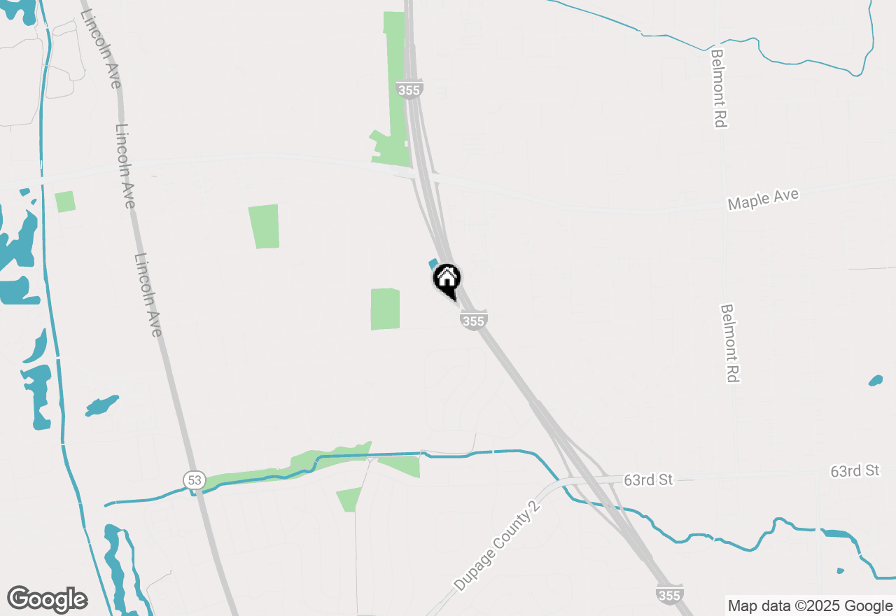 Map of 444 Lawrence Lane, Lisle, IL 60532