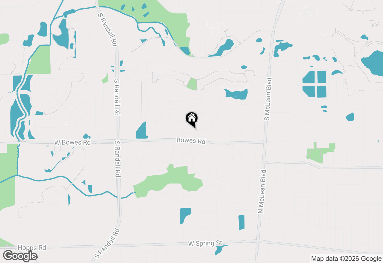 Map of 1880 Gleneagle Circle, Elgin, IL 60123