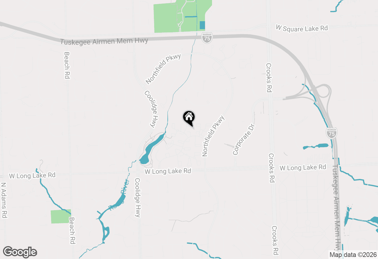 Map of 1568 Brentwood Drive, Troy, MI 48098