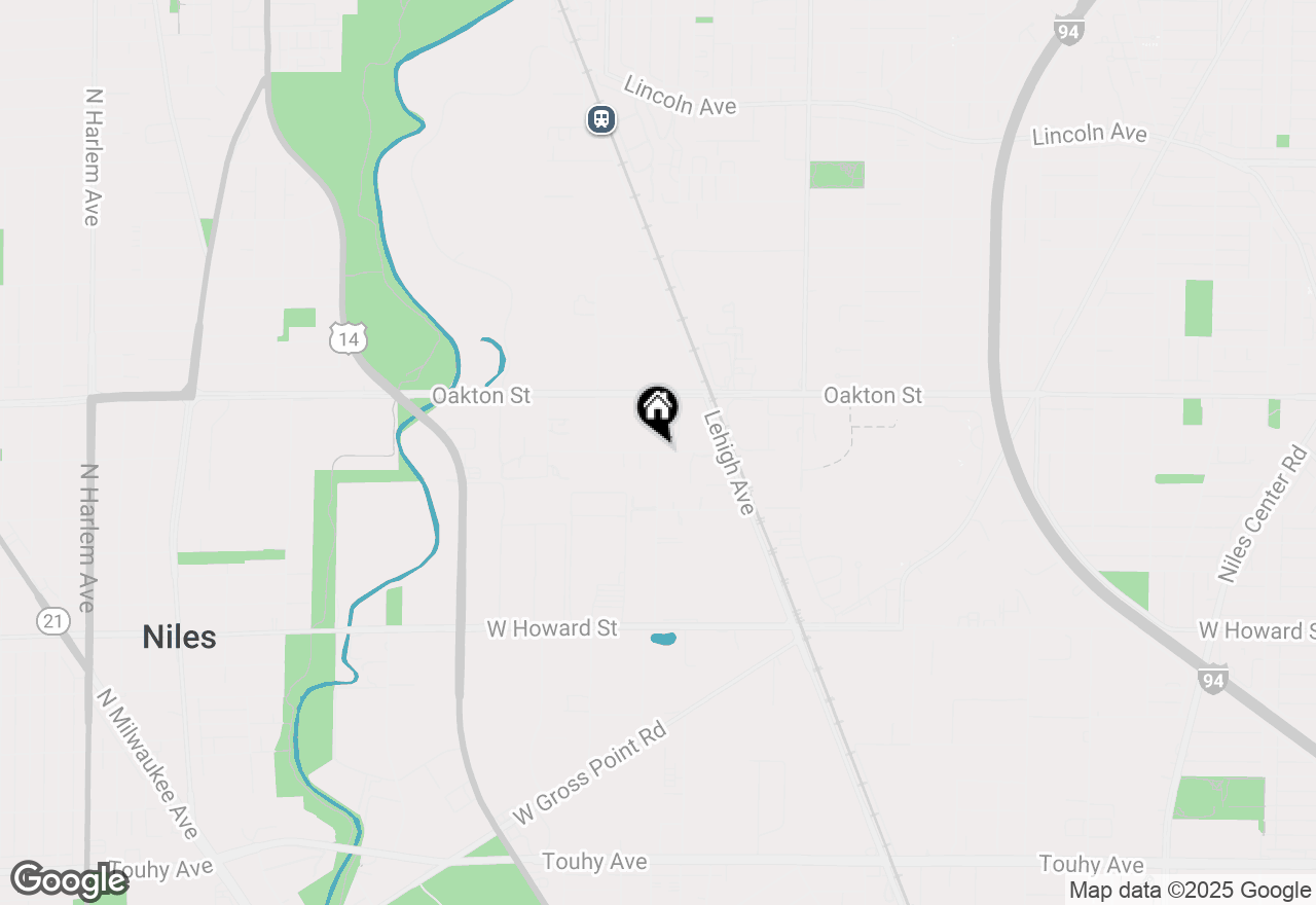 Map of 8349 Merrimac Avenue, Morton Grove, IL 60053