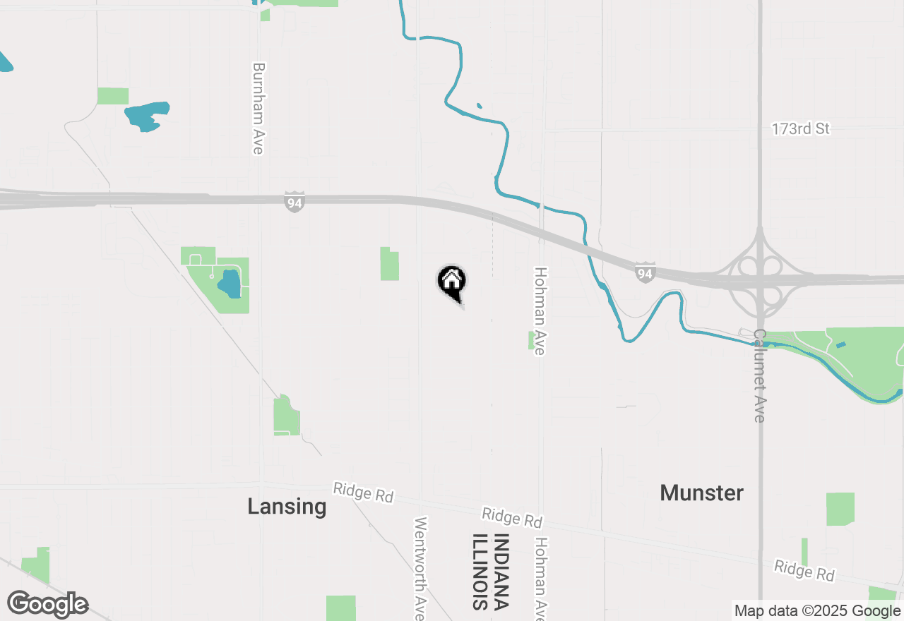 Map of 3645 177th Place, Lansing, IL 60438