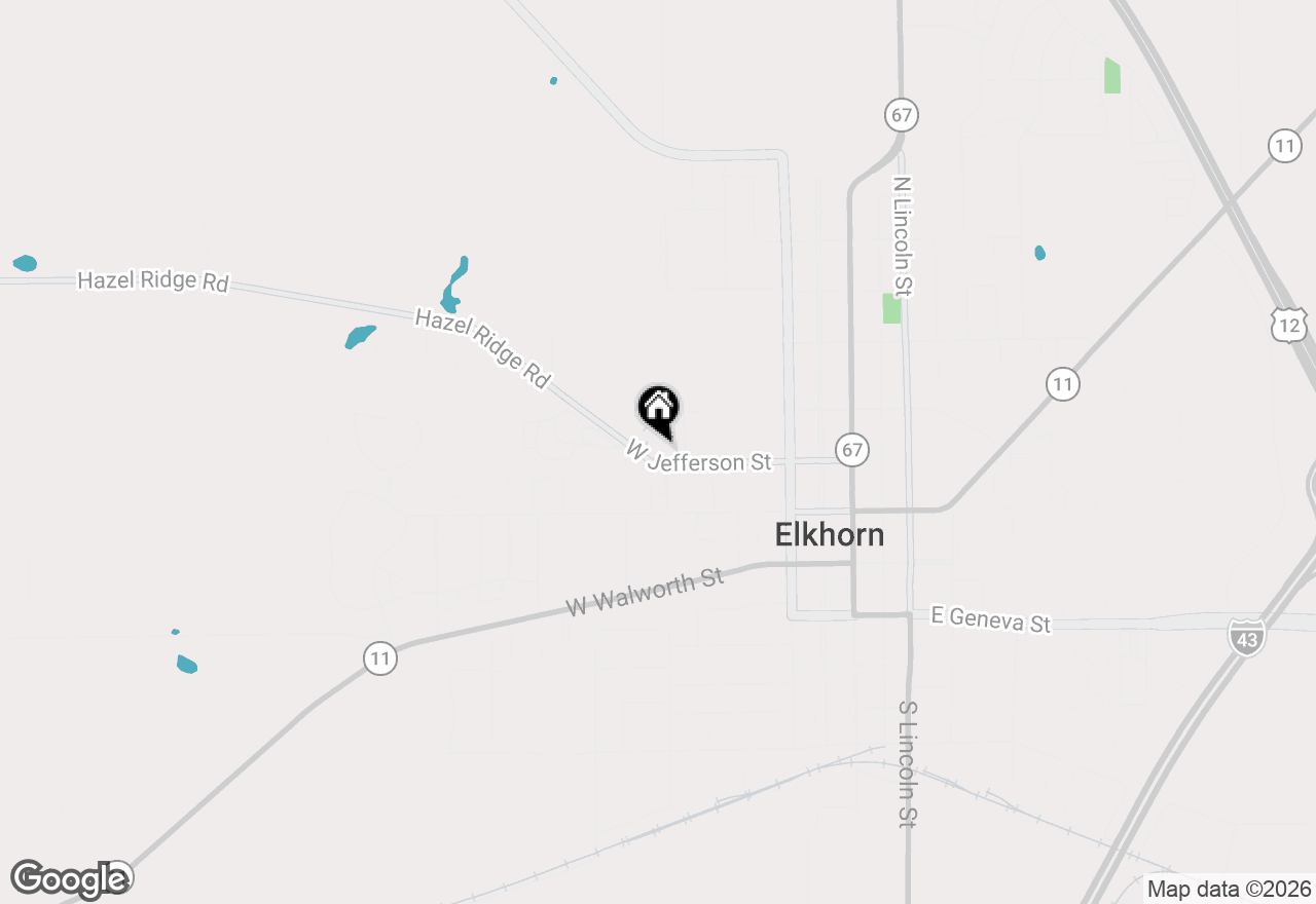 Map of 330 W Jefferson St, Elkhorn, WI 53121