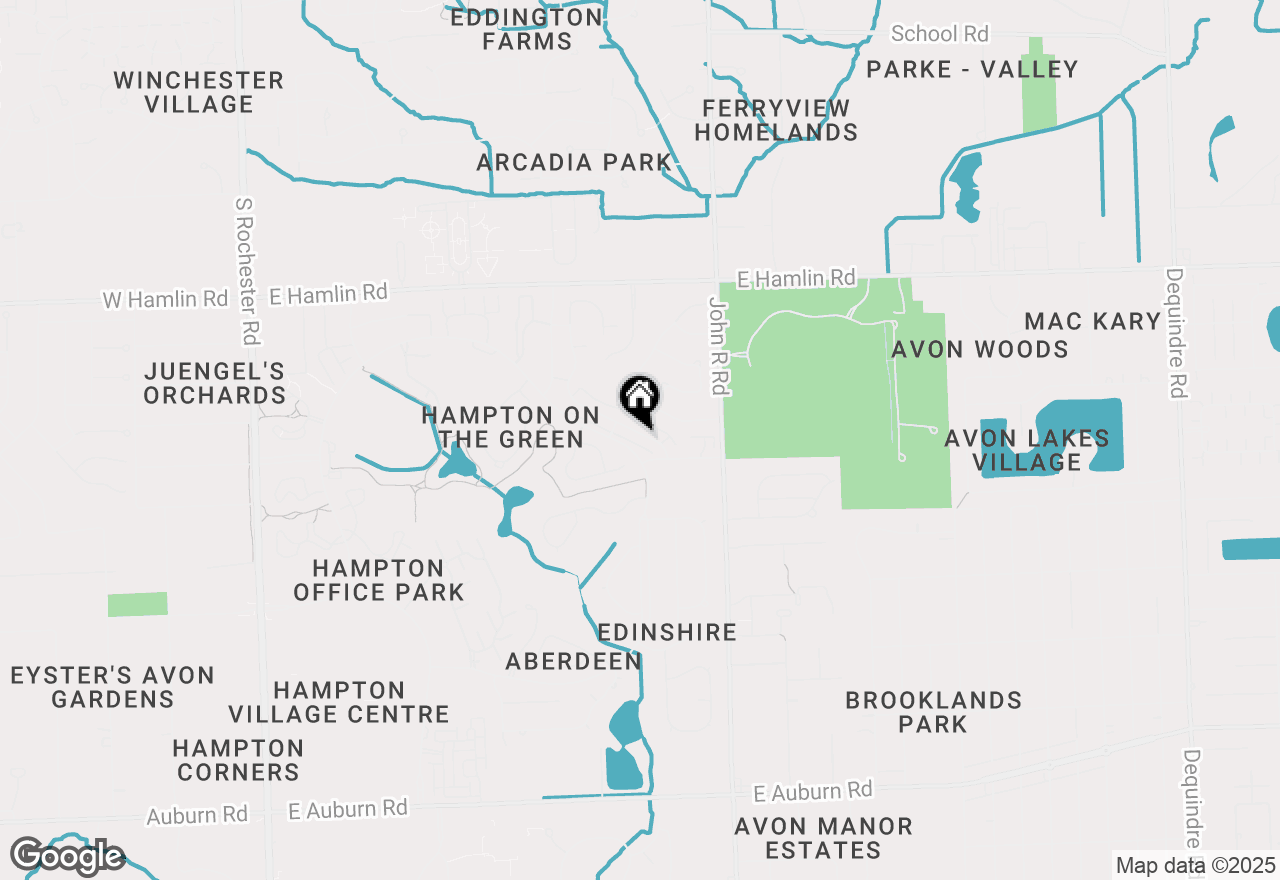 Map of 2322 London Bridge Drive, Rochester Hills, MI 48307
