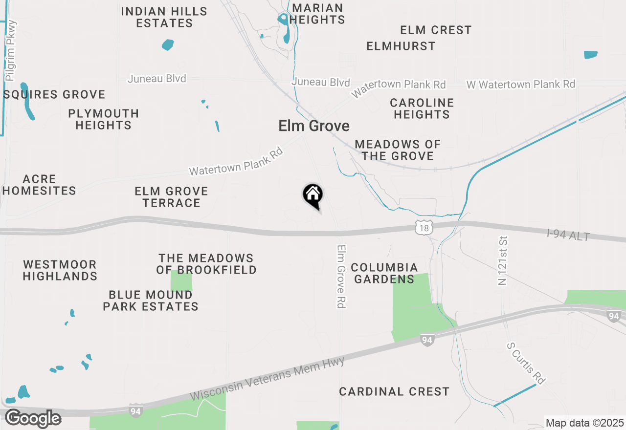 Map of 13390 W Bluemound Rd #4, Elm Grove, WI 53122