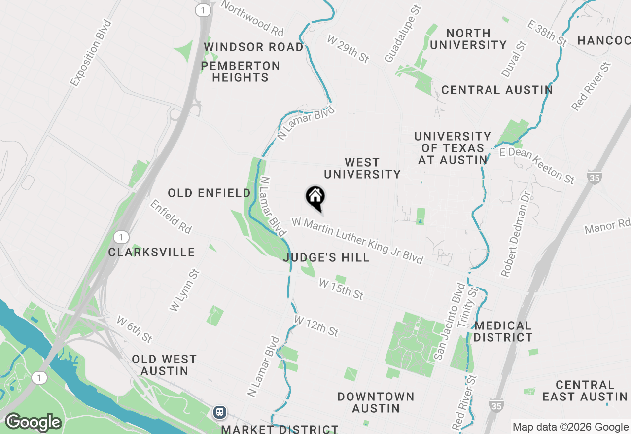 Map of 1906 San Gabriel St #11, Austin, TX 78705