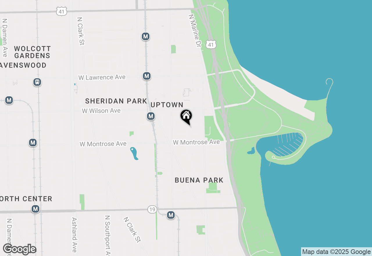 Map of 903 W Sunnyside Avenue #1, Chicago, IL 60640