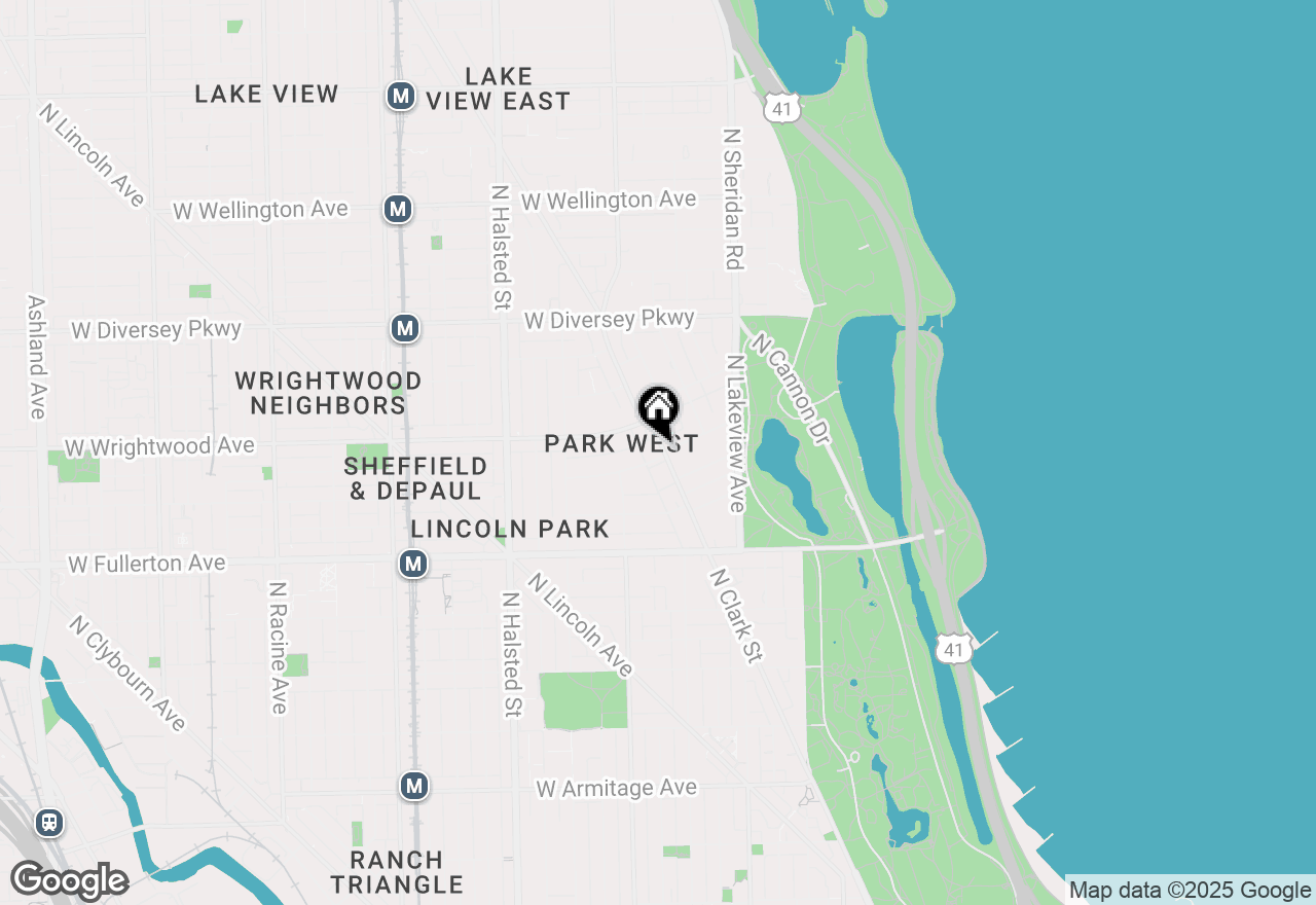 Map of 2530 N Clark Street #204, Chicago, IL 60614