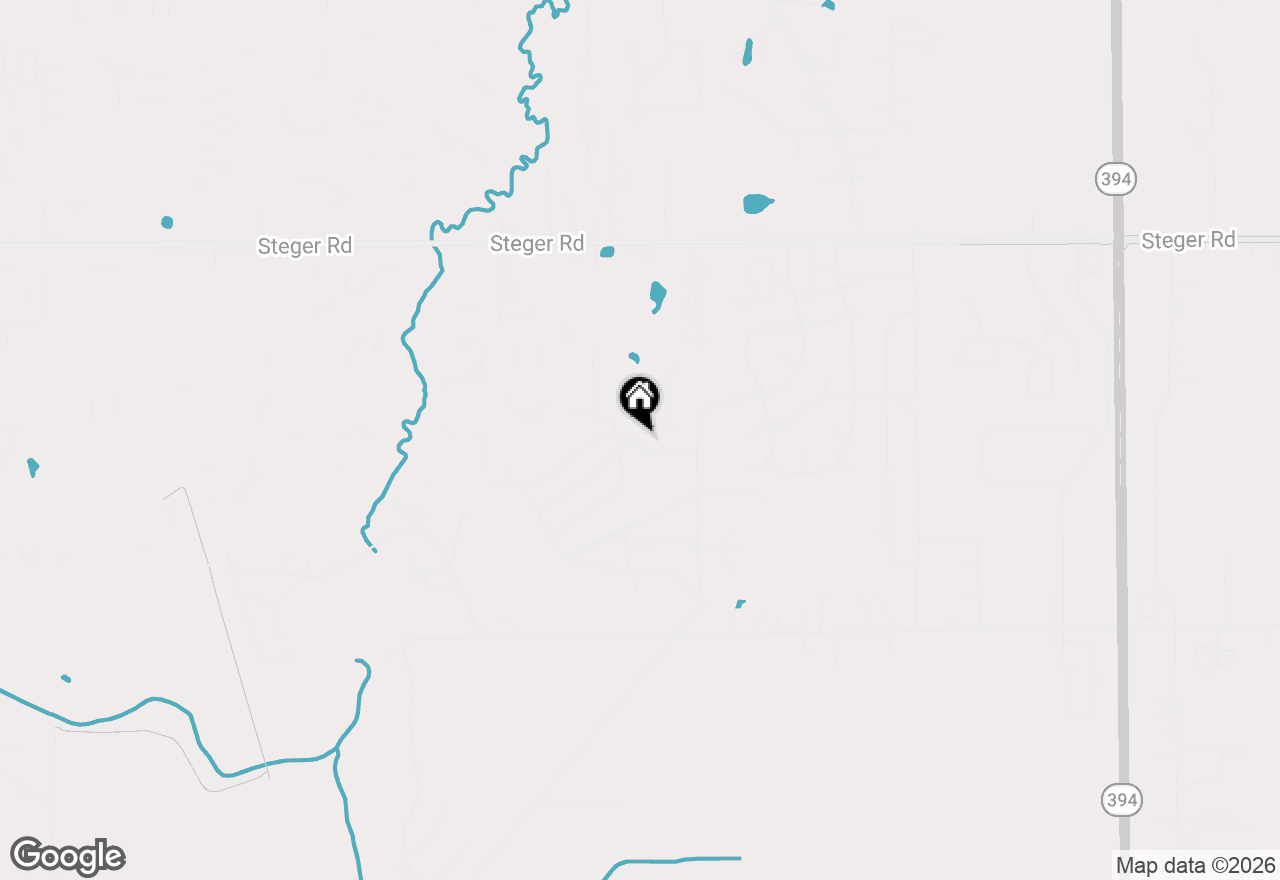 Map of 739 Aberdeen Drive, Crete, IL 60417