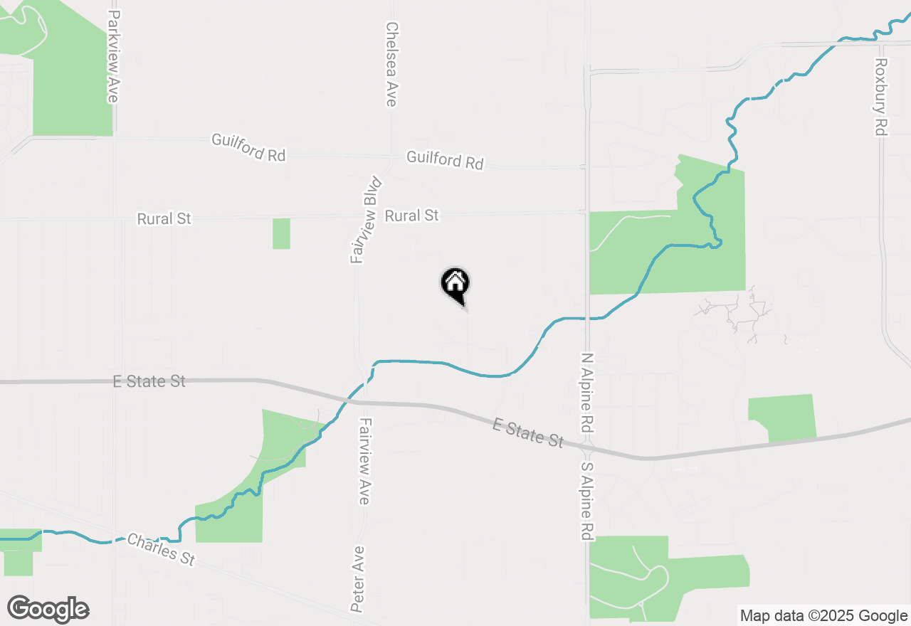 Map of 3808 Hemlock Court, Rockford, IL 61107