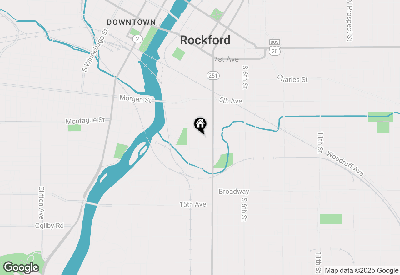Map of 918 S 3rd Street, Rockford, IL 61104