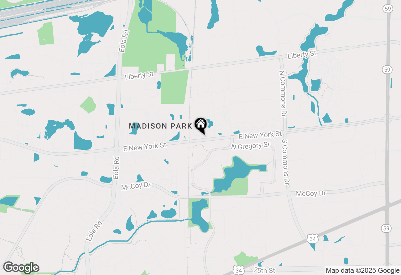 Map of 3401 Kentshire Circle #3401, Aurora, IL 60504