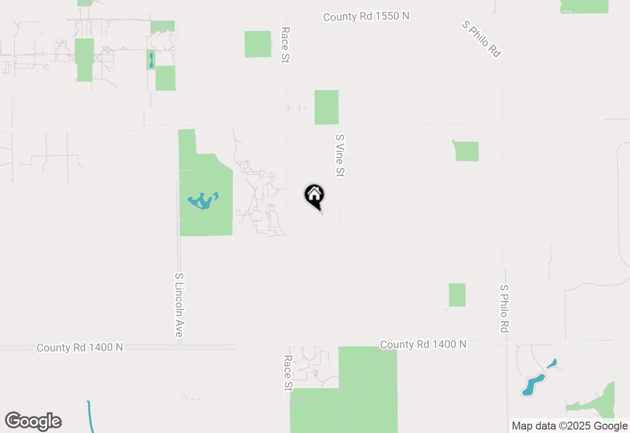 Map of 2016 Boudreau Drive, Urbana, IL 61801