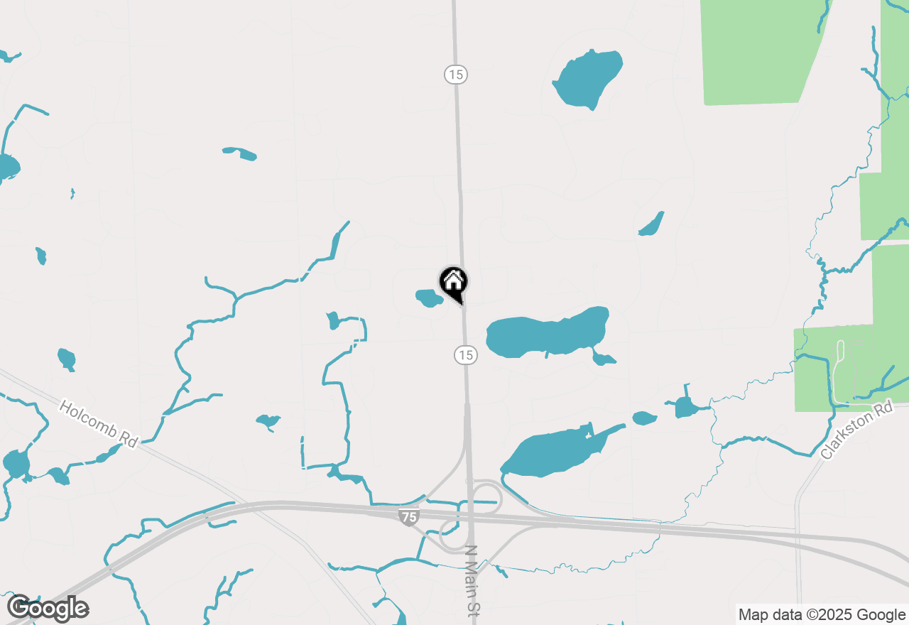 Map of 8206 Brookstone Lane, Clarkston, MI 48348