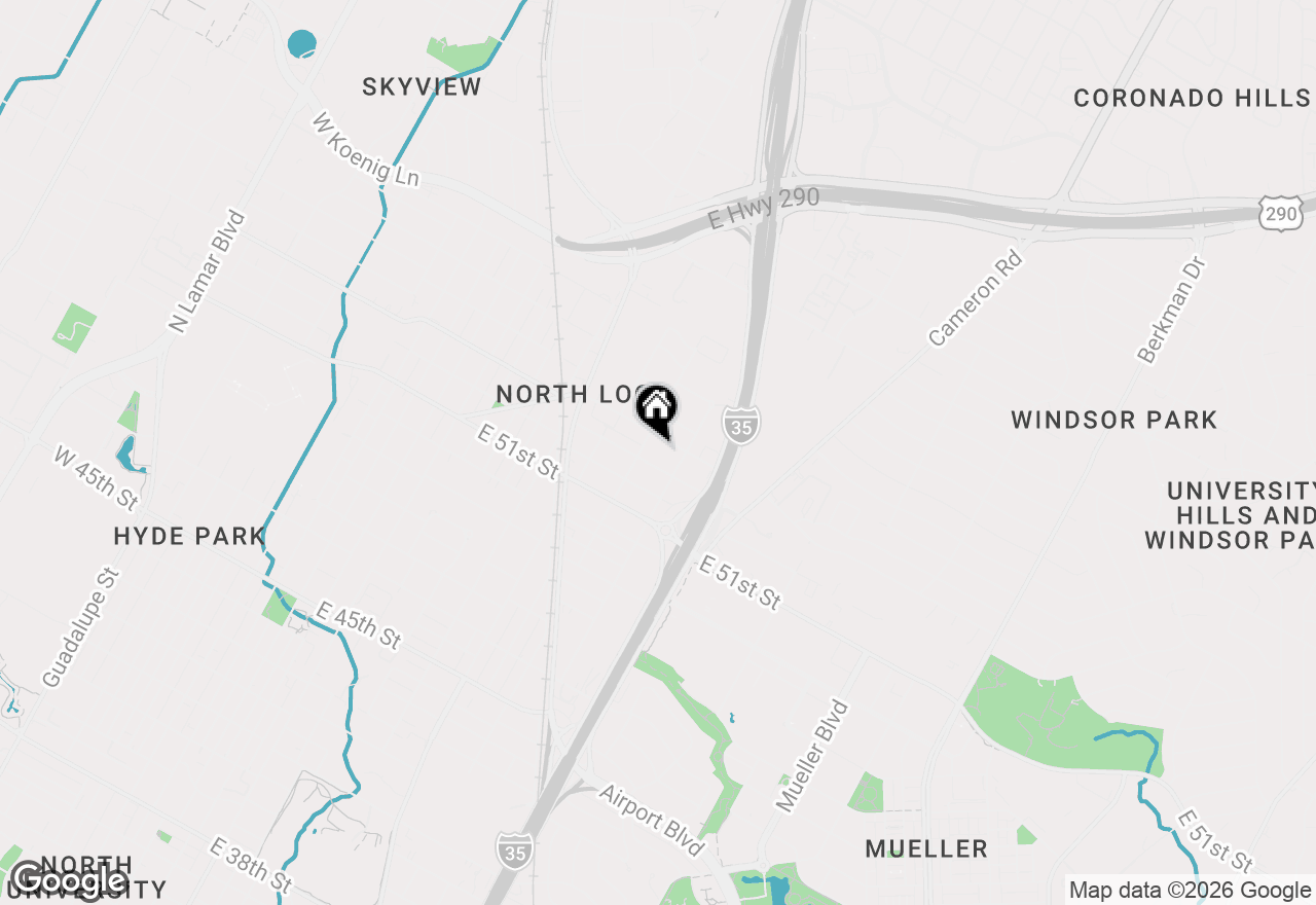 Map of 932 E 53rd St, Austin, TX 78751