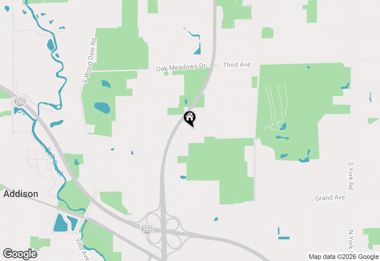 Map of 17W145 Woodland Avenue, Bensenville, IL 60106