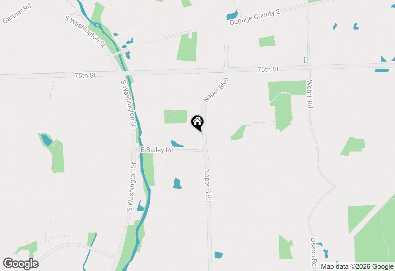 Map of 1572 Treeline Court, Naperville, IL 60565