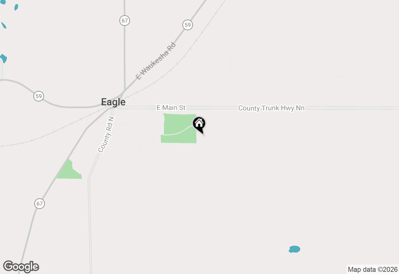 Map of 306 Markham Road #202, Eagle, WI 53119