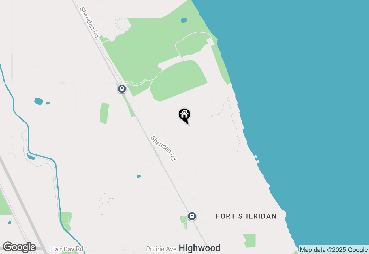 Map of 787 Stables Court W #2, Highwood, IL 60040