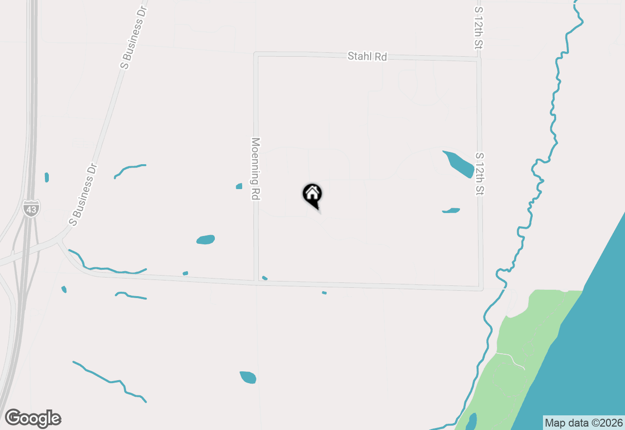 Map of 6735 Lone Oak Dr, Sheboygan, WI 53081