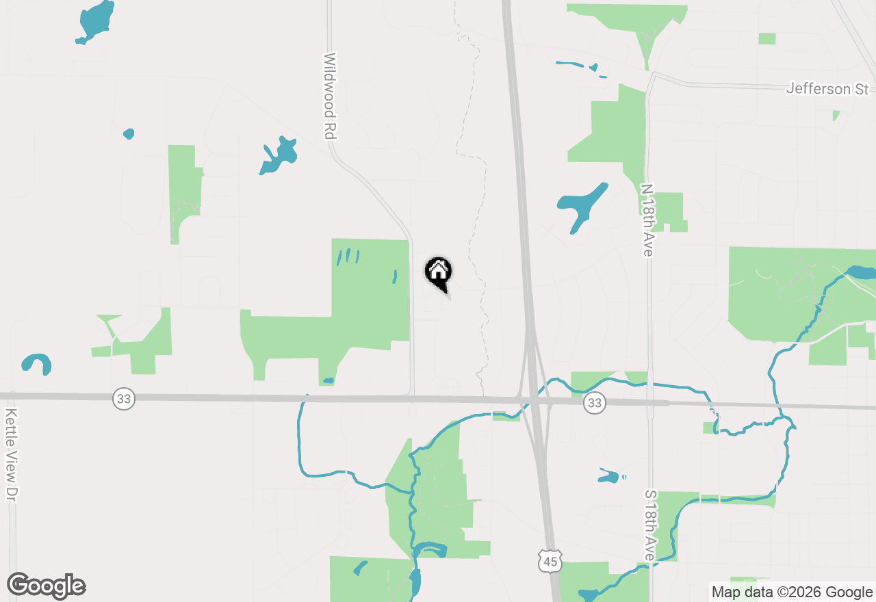 Map of 715 Canterberry Ct #105, West Bend, WI 53090