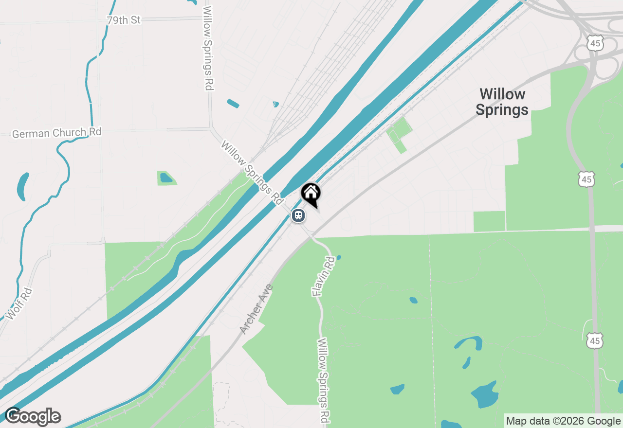 Map of 300 Village Circle #207, Willow Springs, IL 60480