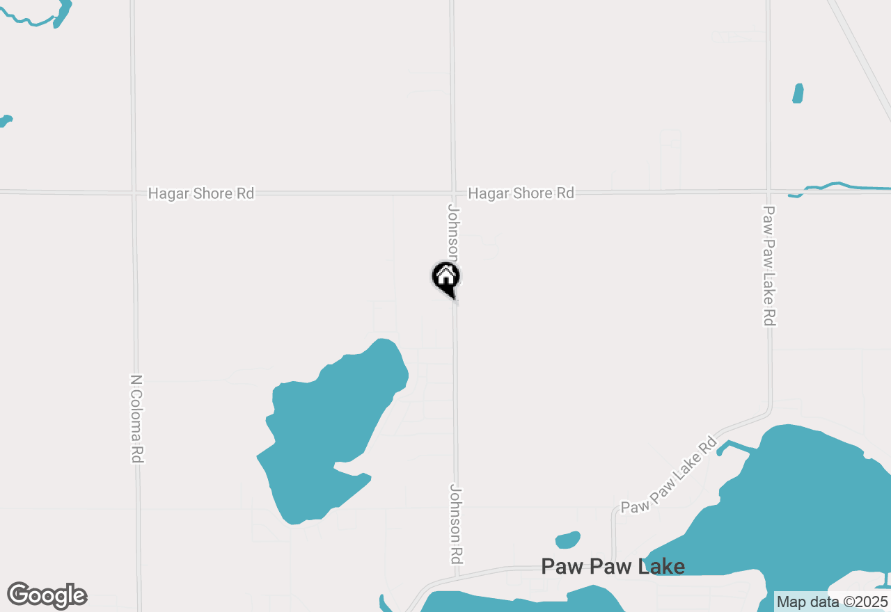 Map of 6210 Johnson Road, Coloma, MI 49038