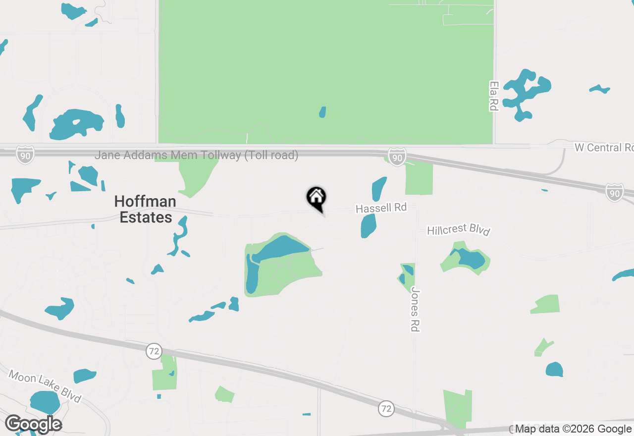 Map of 1980 Chippendale Road, Hoffman Estates, IL 60169