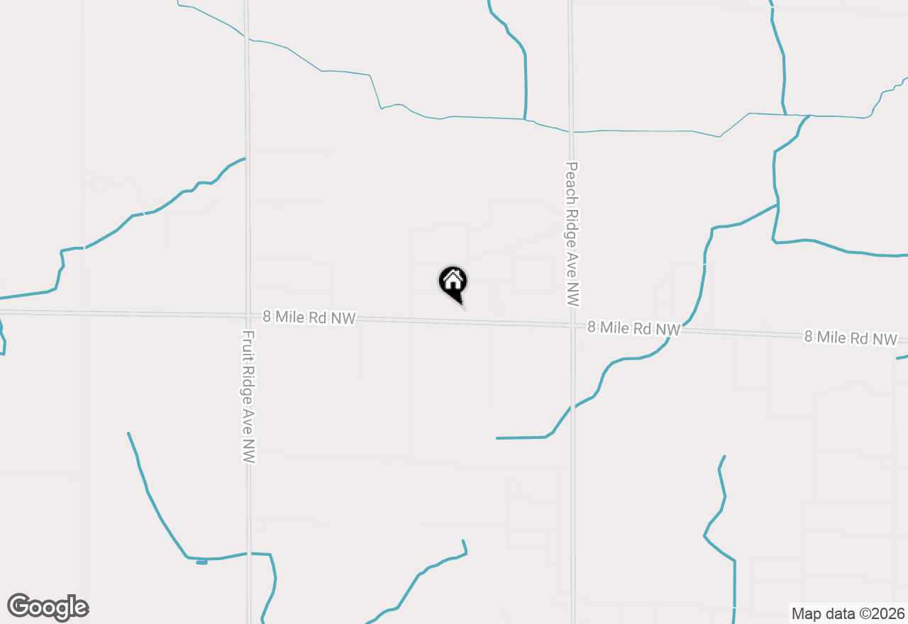 Map of 3491 8 Mile Road Nw, Grand Rapids, MI 49544