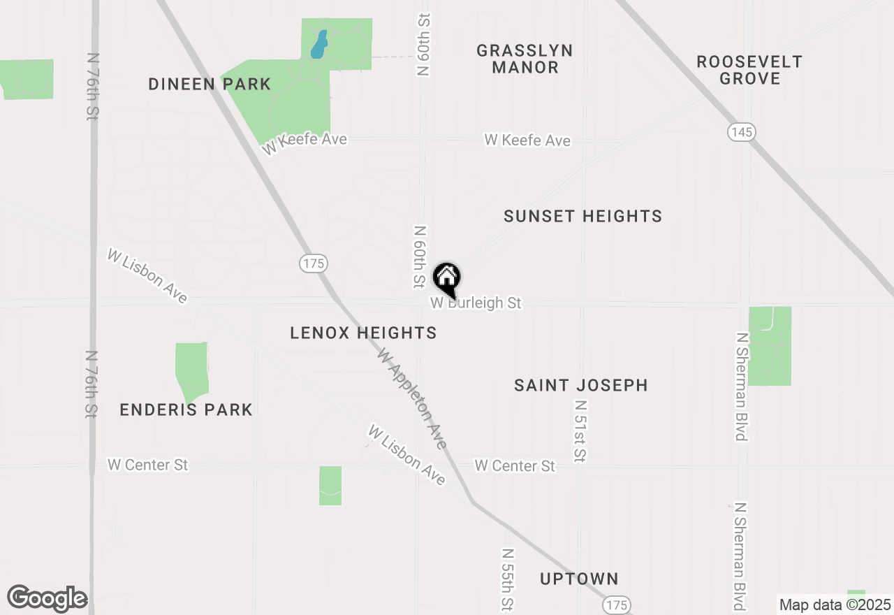 Map of 5831 W Burleigh St, Milwaukee, WI 53210