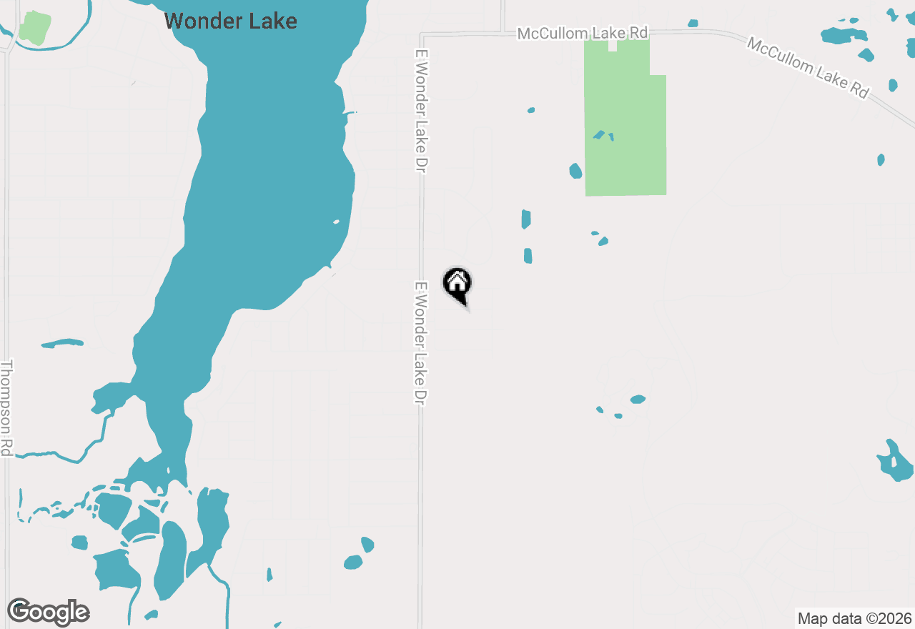 Map of 7413 Parkwood Drive, Wonder Lake, IL 60097