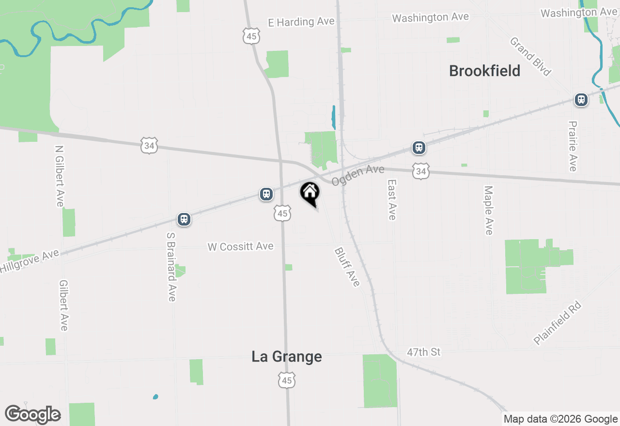 Map of 42 7th Avenue, La Grange, IL 60525