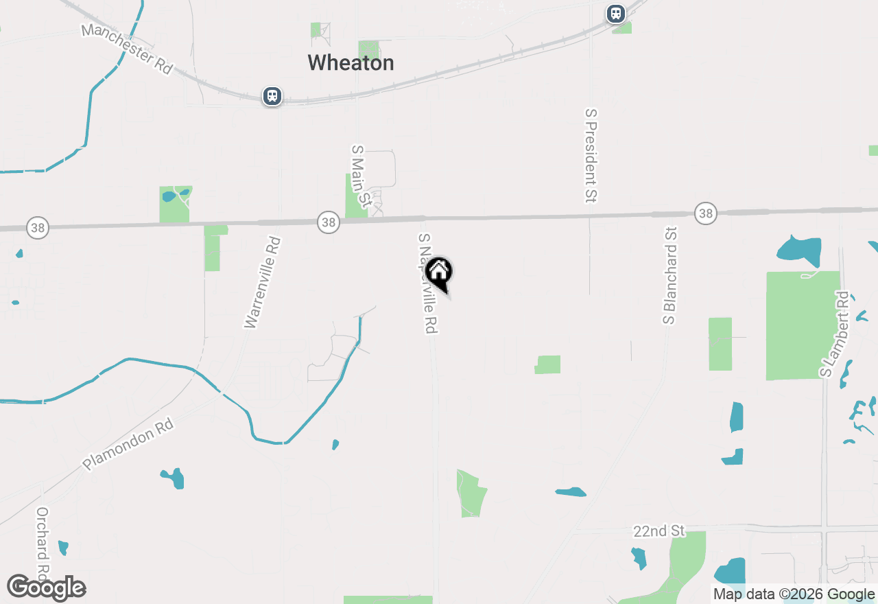 Map of 314 E Elm Street, Lombard, IL 60148