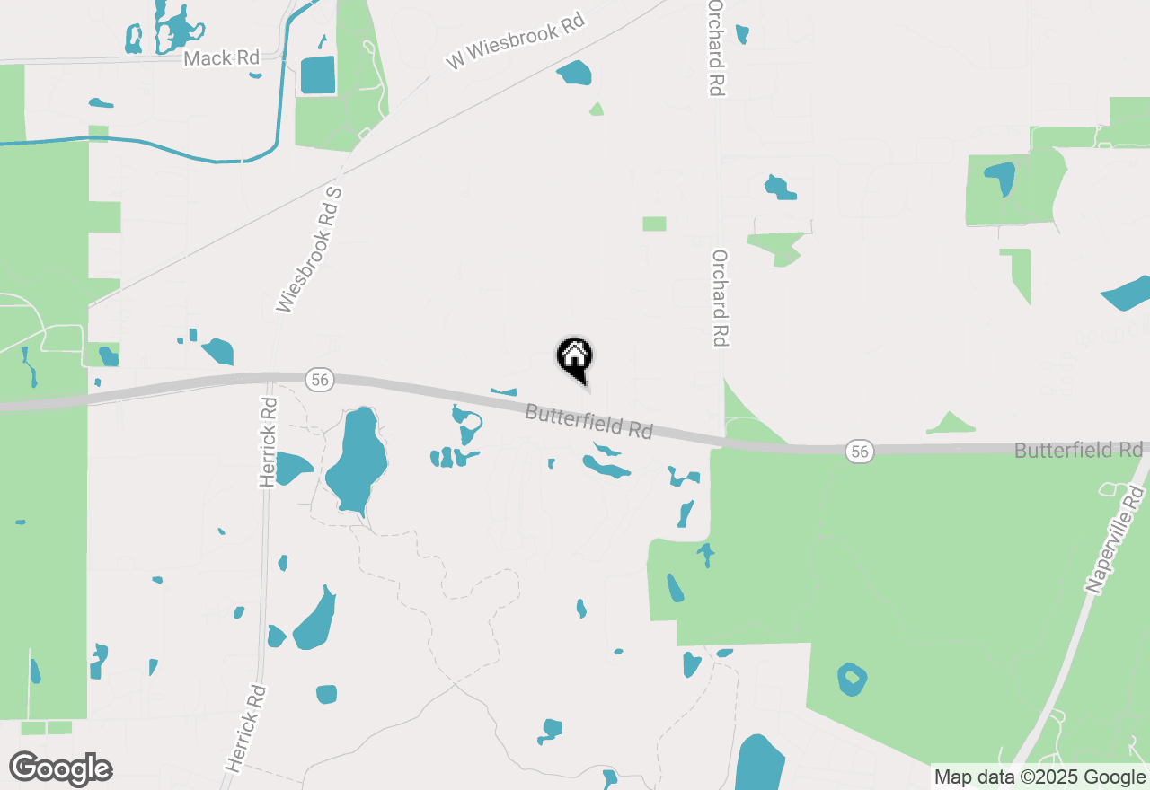 Map of 2S704 Cree Lane, Wheaton, IL 60189