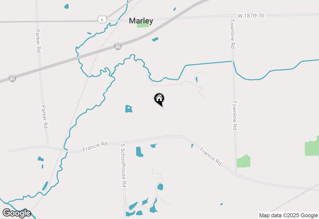 Map of 19320 S Whisper Creek Circle, Mokena, IL 60448