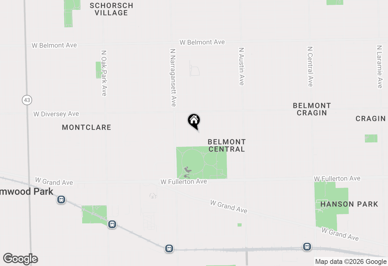 Map of 2645 N Mobile Avenue, Chicago, IL 60639